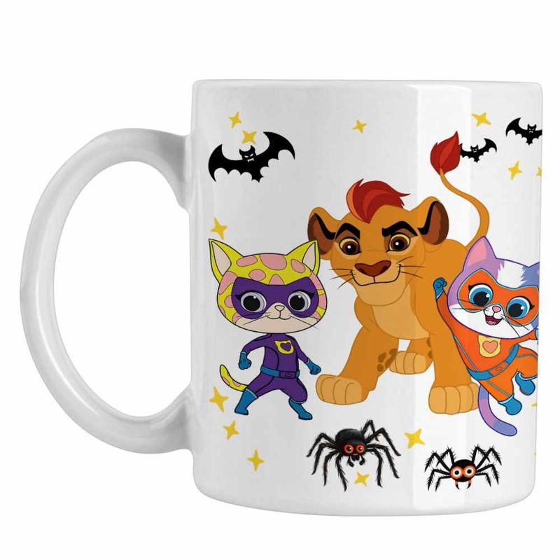 Casa si Gradina - Bucatarie si vesela - Cani si pahare - Cani si cesti - Cana Sclipi Ghem Kion Garda Felina Super Pisicute CoolTrend, alba, 330ml - Infinity.ro
