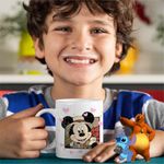 Casa si Gradina - Bucatarie si vesela - Cani si pahare - Cani si cesti - Cana Mickey Mouse Safari Get Wild CoolTrend, alba, 330ml - Infinity.ro