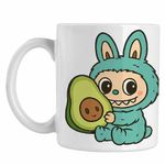 Casa si Gradina - Bucatarie si vesela - Cani si pahare - Cani si cesti - Cana Labubu Avocado CoolTrend, alba, 330ml - Infinity.ro