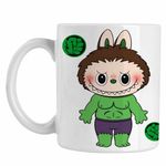 Casa si Gradina - Bucatarie si vesela - Cani si pahare - Cani si cesti - Cana Labubu Hulk Marvel, CoolTrend, alba, 330ml - Infinity.ro