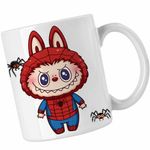 Casa si Gradina - Bucatarie si vesela - Cani si pahare - Cani si cesti - Cana Labubu Spiderman Marvel Spidey Paienjenel CoolTrend, alba, 330ml - Infinity.ro