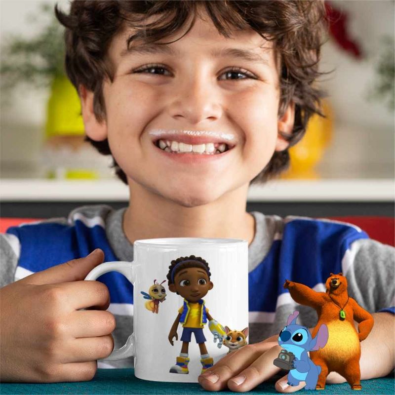 Casa si Gradina - Bucatarie si vesela - Cani si pahare - Cani si cesti - Cana Robogobo Dax Creator Lider CoolTrend, alba, 330ml - Infinity.ro