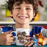 Casa si Gradina - Bucatarie si vesela - Cani si pahare - Cani si cesti - Cana Talking Tom Labubu Harry Potter Balerina Spiderman CoolTrend, alba, 330ml - Infinity.ro