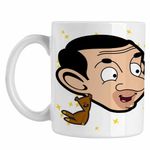 Casa si Gradina - Bucatarie si vesela - Cani si pahare - Cani si cesti - Cana Mr Bean Comic Cartoon CoolTrend, alba, 330ml - Infinity.ro
