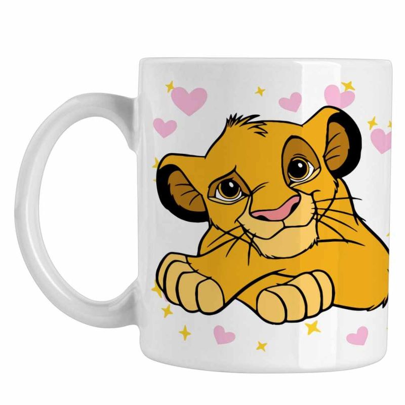 Casa si Gradina - Bucatarie si vesela - Cani si pahare - Cani si cesti - Cana Simba Lion King CoolTrend, alba, 330ml - Infinity.ro