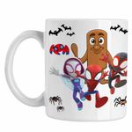 Casa si Gradina - Bucatarie si vesela - Cani si pahare - Cani si cesti - Cana Paienjenel Tung Sahur Fantoma Spin CoolTrend, alba, 330ml - Infinity.ro
