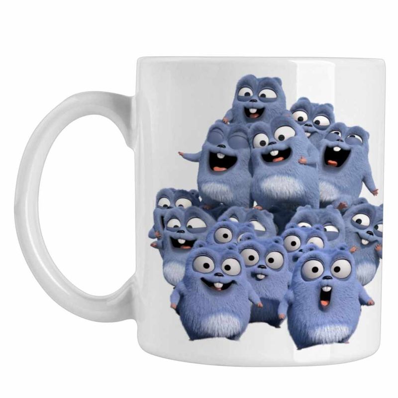 Casa si Gradina - Bucatarie si vesela - Cani si pahare - Cani si cesti - Cana Lemingi Lemmings Have Fun CoolTrend, alba, 330ml - Infinity.ro