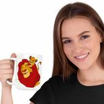 Casa si Gradina - Bucatarie si vesela - Cani si pahare - Cani si cesti - Cana Regele Leu Mufasa Simba CoolTrend, alba, 330ml - Infinity.ro