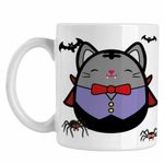 Casa si Gradina - Bucatarie si vesela - Cani si pahare - Cani si cesti - Cana Squishmallows Dracula Romania Halloween CoolTrend, alba, 330ml - Infinity.ro