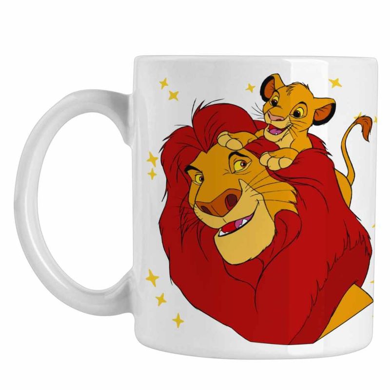 Casa si Gradina - Bucatarie si vesela - Cani si pahare - Cani si cesti - Cana Regele Leu Mufasa Simba CoolTrend, alba, 330ml - Infinity.ro