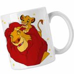 Casa si Gradina - Bucatarie si vesela - Cani si pahare - Cani si cesti - Cana Regele Leu Mufasa Simba CoolTrend, alba, 330ml - Infinity.ro