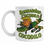 Casa si Gradina - Bucatarie si vesela - Cani si pahare - Cani si cesti - Cana Cocodilo Donald Trump Brainrot Brain Rot CoolTrend, alba, 330ml - Infinity.ro