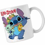 Casa si Gradina - Bucatarie si vesela - Cani si pahare - Cani si cesti - Cana Stitch Hawaii Party CoolTrend, alba, 330ml - Infinity.ro