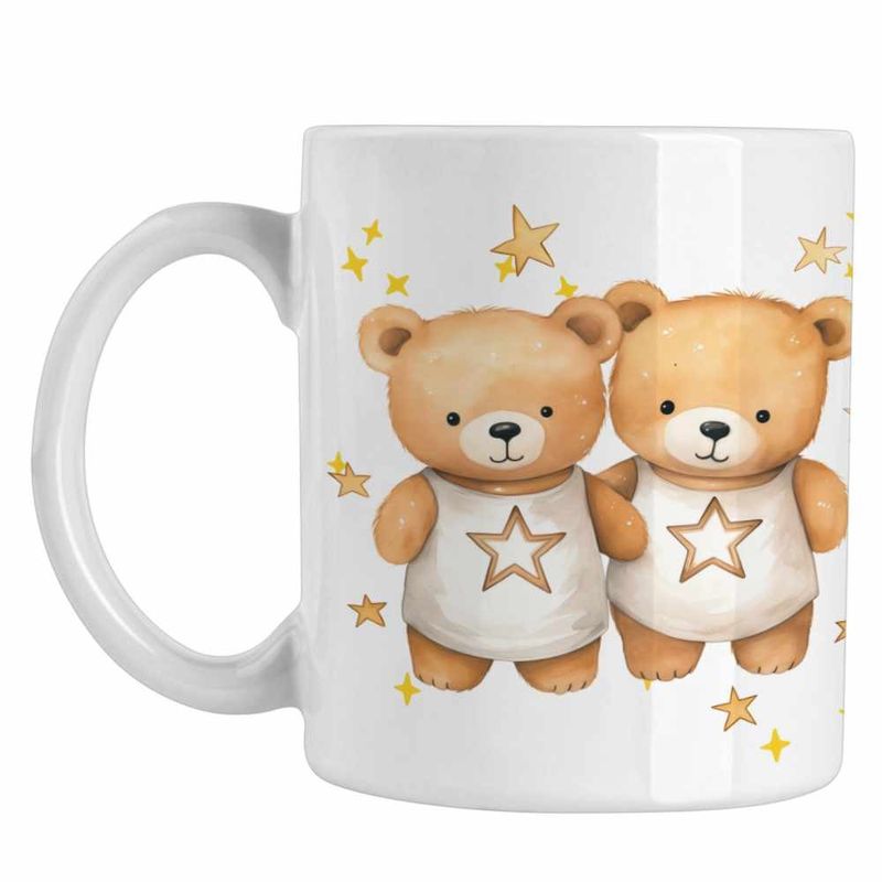 Casa si Gradina - Bucatarie si vesela - Cani si pahare - Cani si cesti - Cana Gemeni Baby Zodiac Horoscop Gemini Astrologie CoolTrend, alba, 330ml - Infinity.ro