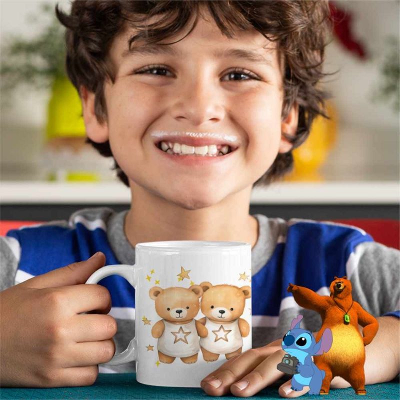Casa si Gradina - Bucatarie si vesela - Cani si pahare - Cani si cesti - Cana Gemeni Baby Zodiac Horoscop Gemini Astrologie CoolTrend, alba, 330ml - Infinity.ro