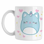 Casa si Gradina - Bucatarie si vesela - Cani si pahare - Cani si cesti - Cana Squishmallows Unicorn CoolTrend, alba, 330ml - Infinity.ro