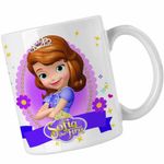 Casa si Gradina - Bucatarie si vesela - Cani si pahare - Cani si cesti - Cana Printesa Sofia the First CoolTrend, alba, 330ml - Infinity.ro