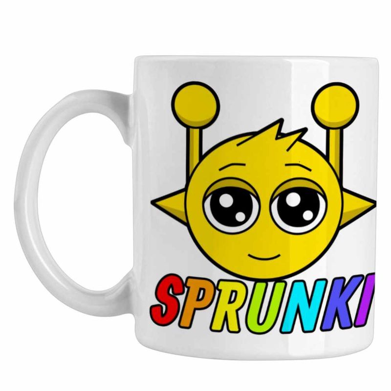 Casa si Gradina - Bucatarie si vesela - Cani si pahare - Cani si cesti - Cana Sprunki Music Game Simon CoolTrend, alba, 330ml - Infinity.ro