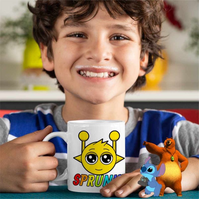 Casa si Gradina - Bucatarie si vesela - Cani si pahare - Cani si cesti - Cana Sprunki Music Game Simon CoolTrend, alba, 330ml - Infinity.ro