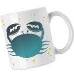 Casa si Gradina - Bucatarie si vesela - Cani si pahare - Cani si cesti - Cana Rac Horoscop Zodie Astrologie Cance CoolTrend, alba, 330ml - Infinity.ro