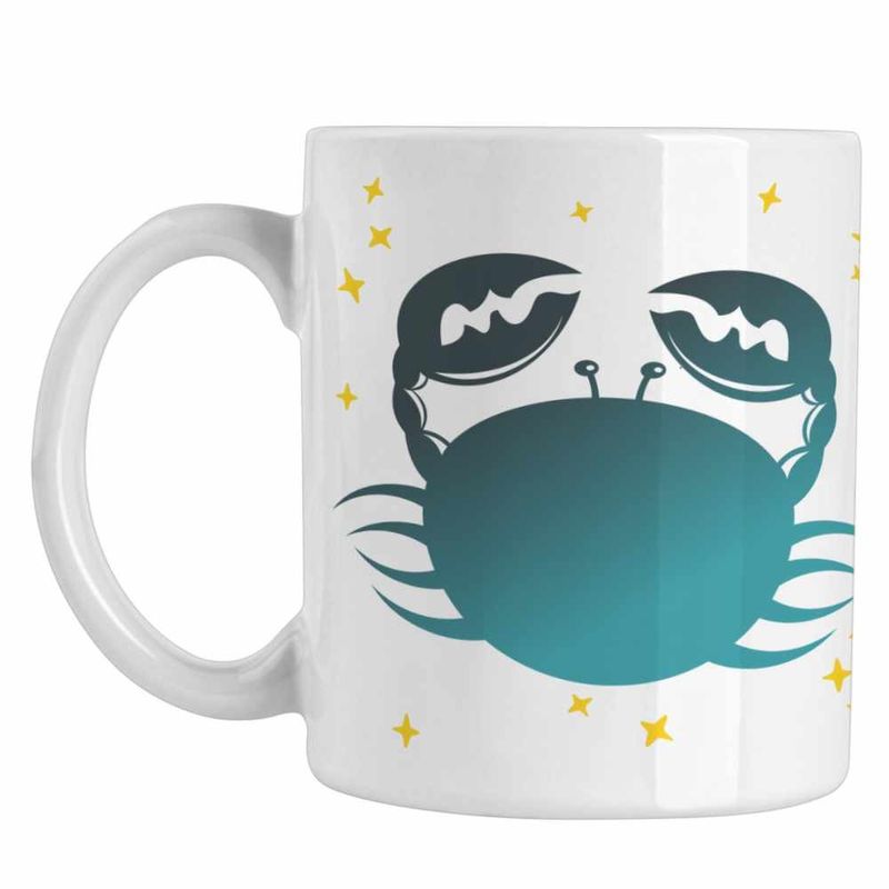 Casa si Gradina - Bucatarie si vesela - Cani si pahare - Cani si cesti - Cana Rac Horoscop Zodie Astrologie Cance CoolTrend, alba, 330ml - Infinity.ro