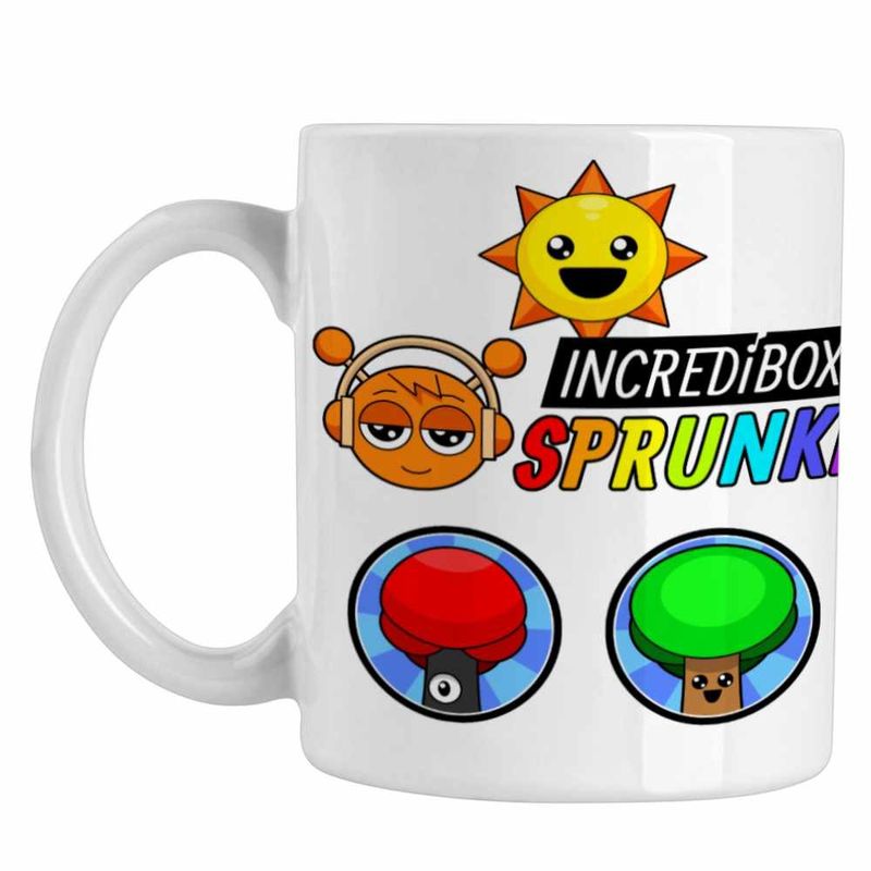Casa si Gradina - Bucatarie si vesela - Cani si pahare - Cani si cesti - Cana Sprunki Incredibox Music Game CoolTrend, alba, 330ml - Infinity.ro