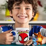 Casa si Gradina - Bucatarie si vesela - Cani si pahare - Cani si cesti - Cana Paienjenel Spidey and his amazing friends CoolTrend, alba, 330ml - Infinity.ro