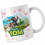 Casa si Gradina - Bucatarie si vesela - Cani si pahare - Cani si cesti - Cana My Talking Tom All Team CoolTrend, alba, 330ml - Infinity.ro