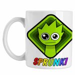 Casa si Gradina - Bucatarie si vesela - Cani si pahare - Cani si cesti - Cana Sprunki Lime Square Music Game CoolTrend, alba, 330ml - Infinity.ro
