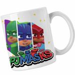 Casa si Gradina - Bucatarie si vesela - Cani si pahare - Cani si cesti - Cana Eroi in Pijamale PJ Masks Team CoolTrend, alba, 330ml - Infinity.ro