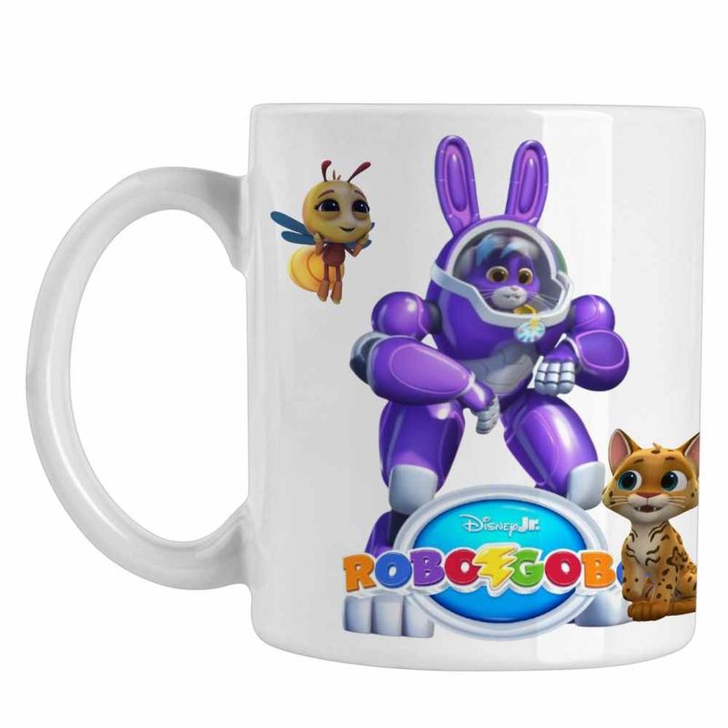 Casa si Gradina - Bucatarie si vesela - Cani si pahare - Cani si cesti - Cana Robogobo Hopper Robosuit CoolTrend, alba, 330ml - Infinity.ro