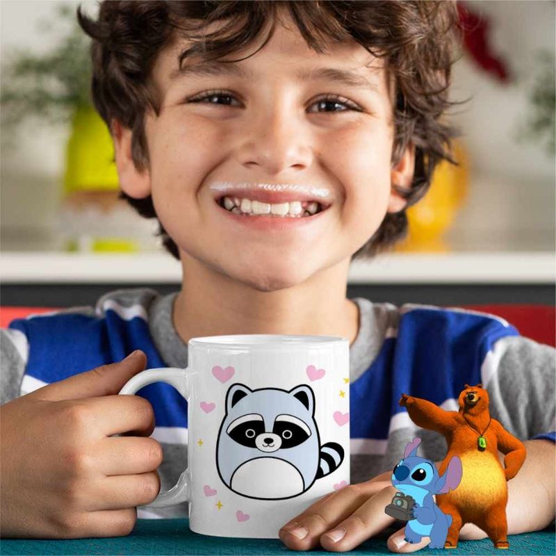 Casa si Gradina - Bucatarie si vesela - Cani si pahare - Cani si cesti - Cana Squish mallows Raton CoolTrend, alba, 330ml - Infinity.ro