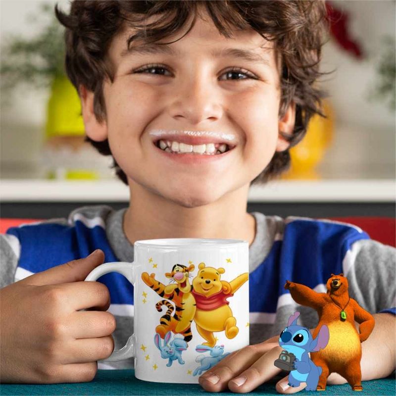 Casa si Gradina - Bucatarie si vesela - Cani si pahare - Cani si cesti - Cana Winnie the Pooh Tigger Tigrut CoolTrend, alba, 330ml - Infinity.ro