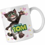 Casa si Gradina - Bucatarie si vesela - Cani si pahare - Cani si cesti - Cana Talking Tom CoolTrend, alba, 330ml - Infinity.ro