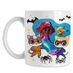 Casa si Gradina - Bucatarie si vesela - Cani si pahare - Cani si cesti - Cana Super Pisicute Ghem Sclipi Ariel Mica Sirena CoolTrend, alba, 330ml - Infinity.ro