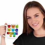 Casa si Gradina - Bucatarie si vesela - Cani si pahare - Cani si cesti - Cana Sprunki Music Game Mod CoolTrend, alba, 330ml - Infinity.ro