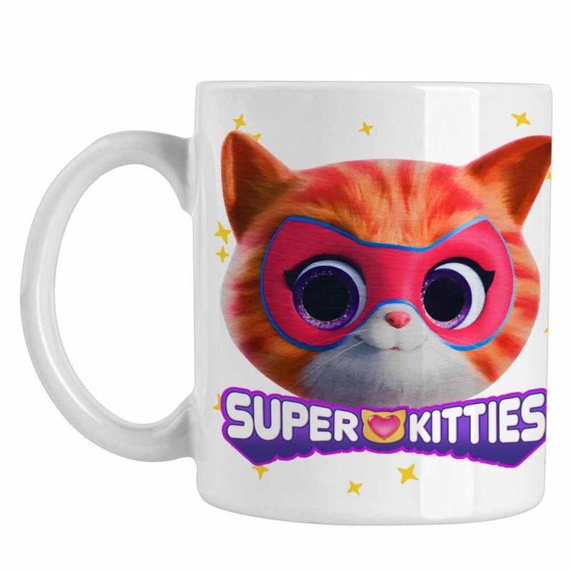 Casa si Gradina - Bucatarie si vesela - Cani si pahare - Cani si cesti - Cana Ginny Super Pisicute Disney CoolTrend, alba, 330ml - Infinity.ro