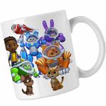 Casa si Gradina - Bucatarie si vesela - Cani si pahare - Cani si cesti - Cana Robogobo All Team Roboti CoolTrend, alba, 330ml - Infinity.ro