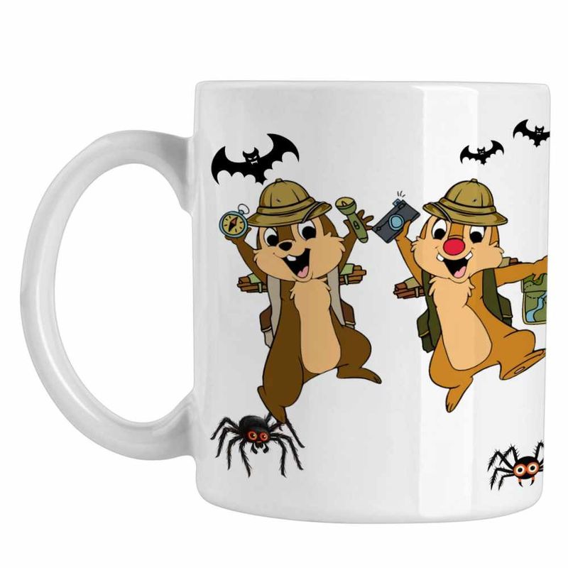 Casa si Gradina - Bucatarie si vesela - Cani si pahare - Cani si cesti - Cana Chip and Dale Africa Wild Safari CoolTrend, alba, 330ml - Infinity.ro