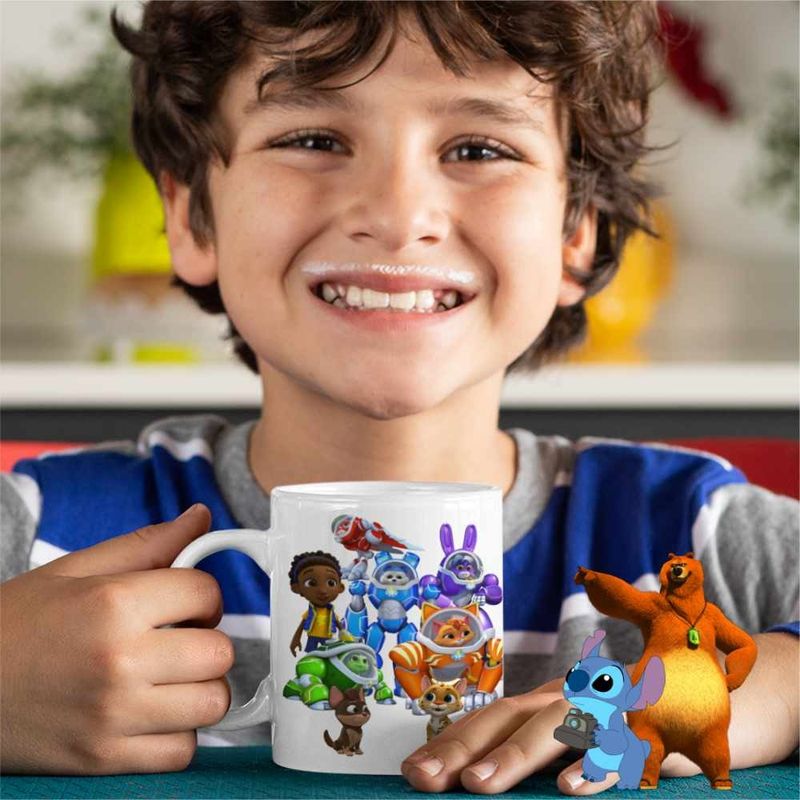 Casa si Gradina - Bucatarie si vesela - Cani si pahare - Cani si cesti - Cana Robogobo All Team Roboti CoolTrend, alba, 330ml - Infinity.ro