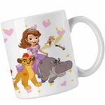 Casa si Gradina - Bucatarie si vesela - Cani si pahare - Cani si cesti - Cana Garda Felina Sofia Beshte Ono CoolTrend, alba, 330ml - Infinity.ro