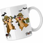 Casa si Gradina - Bucatarie si vesela - Cani si pahare - Cani si cesti - Cana Chip and Dale Africa Wild Safari CoolTrend, alba, 330ml - Infinity.ro