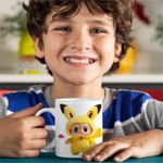 Casa si Gradina - Bucatarie si vesela - Cani si pahare - Cani si cesti - Cana Labubu Pikachu Pokemon CoolTrend, alba, 330ml - Infinity.ro