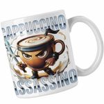 Casa si Gradina - Bucatarie si vesela - Cani si pahare - Cani si cesti - Cana Italian Meme Assassino Brainrot CoolTrend, alba, 330ml - Infinity.ro