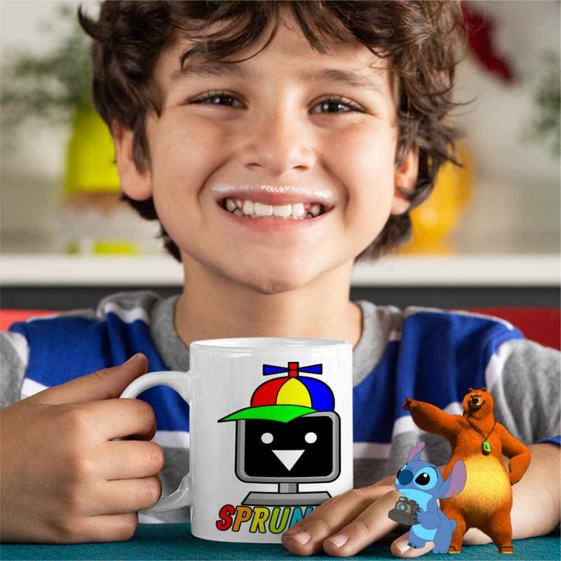 Casa si Gradina - Bucatarie si vesela - Cani si pahare - Cani si cesti - Cana Sprunki MrFun Music Game CoolTrend, alba, 330ml - Infinity.ro
