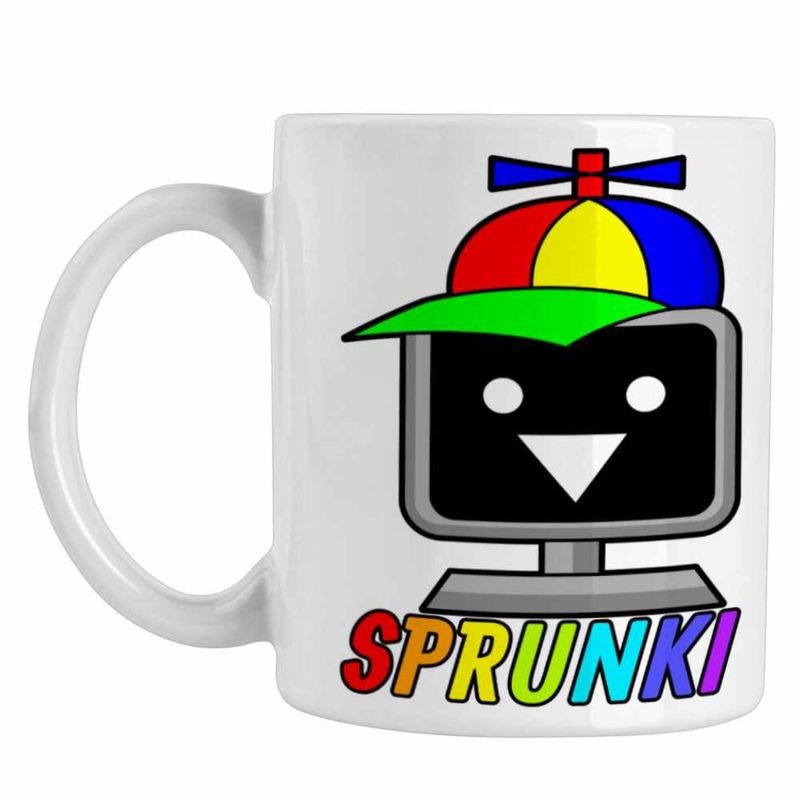 Casa si Gradina - Bucatarie si vesela - Cani si pahare - Cani si cesti - Cana Sprunki MrFun Music Game CoolTrend, alba, 330ml - Infinity.ro