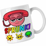 Casa si Gradina - Bucatarie si vesela - Cani si pahare - Cani si cesti - Cana Sprunki Music Tele Beat CoolTrend, alba, 330ml - Infinity.ro