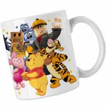 Casa si Gradina - Bucatarie si vesela - Cani si pahare - Cani si cesti - Cana Roblox Winnie the Pooh Lemingii CoolTrend, alba, 330ml - Infinity.ro