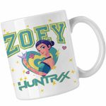 Casa si Gradina - Bucatarie si vesela - Cani si pahare - Cani si cesti - Cana Huntrix Zoey Kpop Demon Hunters CoolTrend, alba, 330ml,1 - Infinity.ro