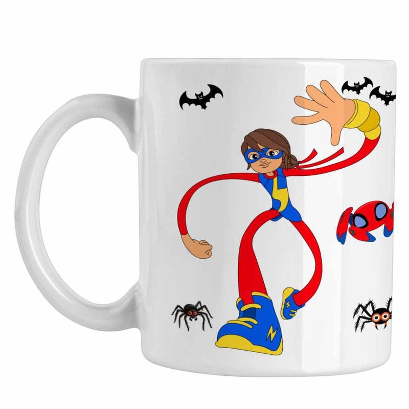 Casa si Gradina - Bucatarie si vesela - Cani si pahare - Cani si cesti - Cana Ms Marvel Paienjenel Spidey CoolTrend, alba, 330ml - Infinity.ro